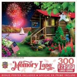 MasterPieces 300 Piece EZ Grip Jigsaw Puzzle - Summer Celebration - 18"x24"