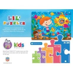 MasterPieces Lil Puzzler 24 Piece Jigsaw Puzzle for Kids - Mermaid Tail - 19"x14" 6 MasterPieces Lil Puzzler 24 Piece Jigsaw Puzzle for Kids - Mermaid Tail - 19"x14" -Puzzles Sales 2022 unnamed file 5078