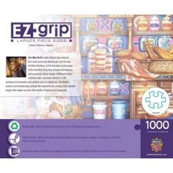 MasterPieces 1000 Piece EZ Grip Jigsaw Puzzle For Adults, Family, Or Kids - Sweet Dreams Bakery - 23.5"x34" -Puzzles Sales 2022 unnamed file 5087
