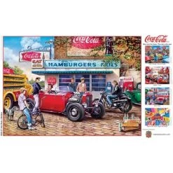 MasterPieces 1000 Piece Jigsaw Puzzle For Adults, Family, Or Kids - Coca-Cola Hot Rods - 19.25"x26.75" -Puzzles Sales 2022 unnamed file 5092