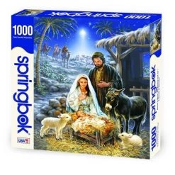 Springbok Savior Is Born Puzzle 1000pc