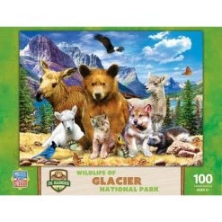 MasterPieces 100 Piece Jigsaw Puzzle for Kids - Glacier National Park - 14"x19"
