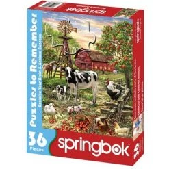 Springbok Barnyard Animals Jigsaw Puzzle - 36pc