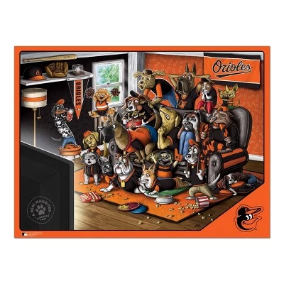 MLB Baltimore Orioles Purebred Fans 'A Real Nailbiter' Puzzle - 500pc 2 MLB Baltimore Orioles Purebred Fans 'A Real Nailbiter' Puzzle - 500pc - Image 2