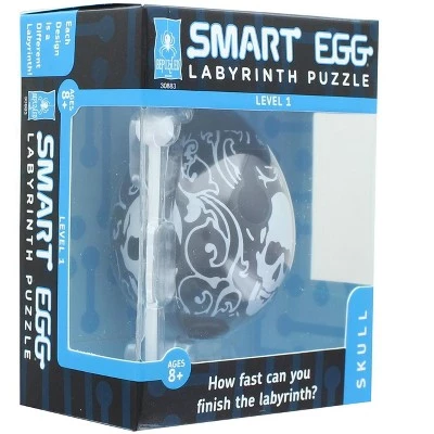 Bepuzzled University Games Smart Egg 1-Layer Level 1 Labyrinth Puzzle | Skull 1 Bepuzzled University Games Smart Egg 1-Layer Level 1 Labyrinth Puzzle | Skull