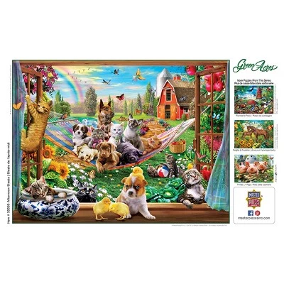 MasterPieces 300 Piece EZ Grip Jigsaw Puzzle - Afternoon Siesta - 18"x24" 4 MasterPieces 300 Piece EZ Grip Jigsaw Puzzle - Afternoon Siesta - 18"x24" - Image 4