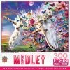 MasterPieces 300 Piece EZ Grip Jigsaw Puzzle - Unicorns & Butterflies - 18"x24"