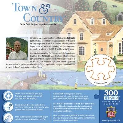 MasterPieces 300 Piece EZ Grip Jigsaw Puzzle - The White Duck Inn - 18"x24" 3 MasterPieces 300 Piece EZ Grip Jigsaw Puzzle - The White Duck Inn - 18"x24" - Image 3