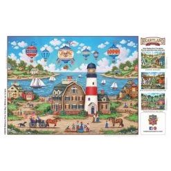 MasterPieces 550 Piece Jigsaw Puzzle For Adults, Family, Or Kids - Ballons Over The Bay - 18"x24" -Puzzles Sales 2022 unnamed file 5205