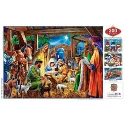 MasterPieces 300 Piece EZ Grip Christmas Jigsaw Puzzle - Away in a Manger - 18"x24" 9 MasterPieces 300 Piece EZ Grip Christmas Jigsaw Puzzle - Away in a Manger - 18"x24" -Puzzles Sales 2022 unnamed file 5210