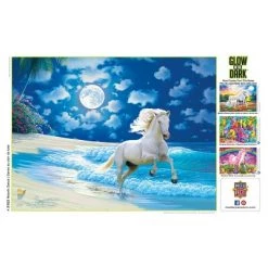 MasterPieces 300 Piece EZ Grip Glow in the Dark Jigsaw Puzzle - Moonlit Dance - 18"x24" -Puzzles Sales 2022 unnamed file 5221