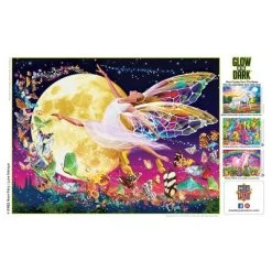 MasterPieces 300 Piece EZ Grip Glow in the Dark Jigsaw Puzzle - Moon Fairy - 18"x24" -Puzzles Sales 2022 unnamed file 5236