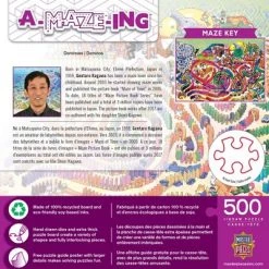 MasterPieces A-Maze-Ing 500 Piece Jigsaw Puzzle For Adults, Family, Or Kids - Dominoes - 15"x21" -Puzzles Sales 2022 unnamed file 5252