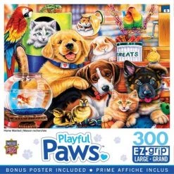 MasterPieces 300 Piece EZ Grip Jigsaw Puzzle - Home Wanted - 18"x24"