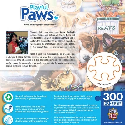 MasterPieces 300 Piece EZ Grip Jigsaw Puzzle - Home Wanted - 18"x24" 3 MasterPieces 300 Piece EZ Grip Jigsaw Puzzle - Home Wanted - 18"x24" - Image 3