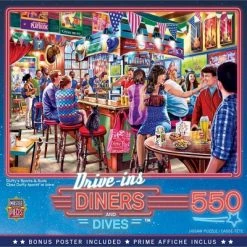 MasterPieces 550 Piece Jigsaw Puzzle For Adults, Family, Or Kids - Duffy's Sports & Suds - 18"x24"