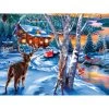 MasterPieces 300 Piece EZ Grip Christmas Jigsaw Puzzle - Holiday Visitors - 18"x24"