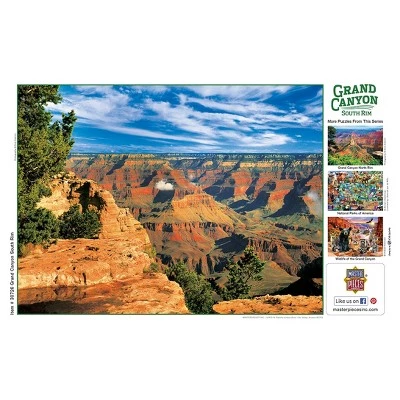 MasterPieces 550 Piece Jigsaw Puzzle For Adults, Family, Or Kids - Grand Canyon South Rim - 18"x24" 4 MasterPieces 550 Piece Jigsaw Puzzle For Adults, Family, Or Kids - Grand Canyon South Rim - 18"x24" - Image 4