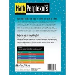 MindWare Math Perplexors: Level B - Brainteasers - 50 Puzzles