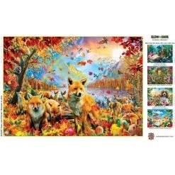 MasterPieces 500 Piece Glow in the Dark Jigsaw Puzzle For Adults, Family, Or Kids - Fox and Friends - 15"x21" 8 MasterPieces 500 Piece Glow in the Dark Jigsaw Puzzle For Adults, Family, Or Kids - Fox and Friends - 15"x21" -Puzzles Sales 2022 unnamed file 5318