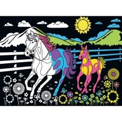 MasterPieces 60 Piece Jigsaw Puzzle for Kids - Horse and Pony Velvet Coloring - 14"x19" -Puzzles Sales 2022 unnamed file 5332