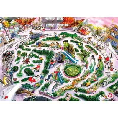 MasterPieces A-Maze-Ing 500 Piece Jigsaw Puzzle For Adults, Family, Or Kids - Halloween Night - 15"x21" 2 MasterPieces A-Maze-Ing 500 Piece Jigsaw Puzzle For Adults, Family, Or Kids - Halloween Night - 15"x21" - Image 2
