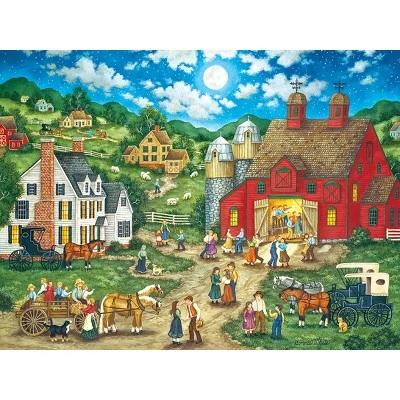 MasterPieces 550 Piece Jigsaw Puzzle For Adults, Family, Or Kids - Friday Night Hoe Down - 18"x24" 2 MasterPieces 550 Piece Jigsaw Puzzle For Adults, Family, Or Kids - Friday Night Hoe Down - 18"x24" - Image 2