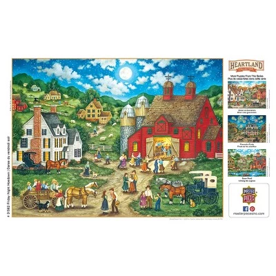 MasterPieces 550 Piece Jigsaw Puzzle For Adults, Family, Or Kids - Friday Night Hoe Down - 18"x24" 4 MasterPieces 550 Piece Jigsaw Puzzle For Adults, Family, Or Kids - Friday Night Hoe Down - 18"x24" - Image 4
