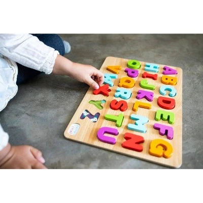 Chuckle & Roar Chuckle & Roar ABC's & 123s Wood Kids Puzzle Set 36pc 1 Chuckle & Roar Chuckle & Roar ABC's & 123s Wood Kids Puzzle Set 36pc