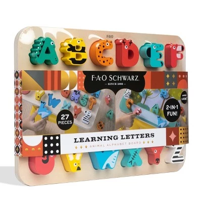 FAO Schwarz Toy Wood Alphabet Puzzle - 27pc 3 FAO Schwarz Toy Wood Alphabet Puzzle - 27pc - Image 3
