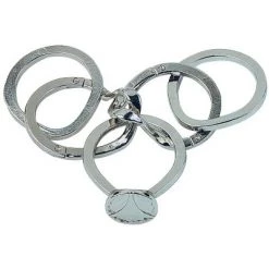 University Games Hanayama Level 5 Cast Metal Brain Teaser Puzzle - Ring II