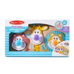 Melissa & Doug First Play Wooden Jumbo Knob Safari Animal Puzzle (3pc) -Puzzles Sales 2022 unnamed file 5436