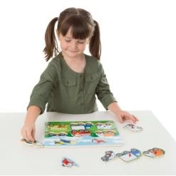 Melissa & Doug Melissa & Doug Peg Puzzle Set - 6 Puzzles -Puzzles Sales 2022 unnamed file 5444