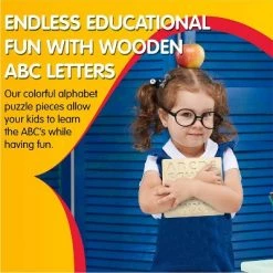 Leo & Friends Wooden Chunky Alphabet Puzzle for Toddlers -Puzzles Sales 2022 unnamed file 5464