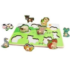 Leo & Friends Farm Animal Peg Puzzle for 24-Months+ -Puzzles Sales 2022 unnamed file 5476