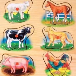 Melissa & Doug Melissa And Doug Farm Wooden Peg Sound Puzzle 8pc -Puzzles Sales 2022 unnamed file 5485