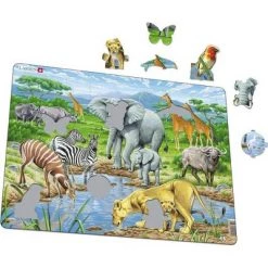 Springbok Larsen African Savannah Children's Jigsaw Puzzle 65pc