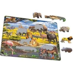 Springbok Larsen Savannah Children's Jigsaw Puzzle 43pc