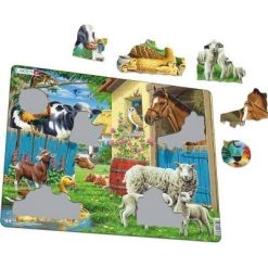 Springbok Larsen Farm Animals Children's Jigsaw Puzzle 23pc
