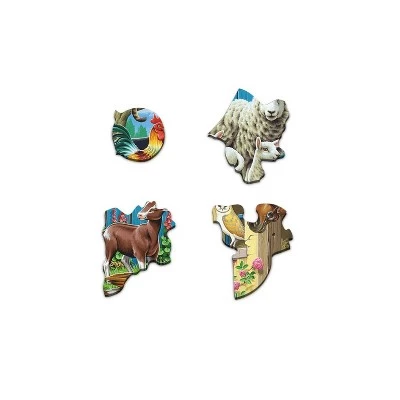 Springbok Larsen Farm Animals Children's Jigsaw Puzzle 23pc 2 Springbok Larsen Farm Animals Children's Jigsaw Puzzle 23pc - Image 2