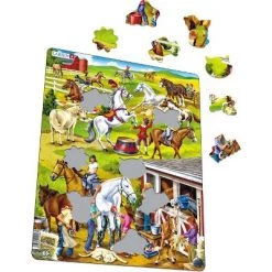 Springbok Larsen Horse Children's Jigsaw Puzzle 50pc