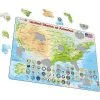 Springbok Larsen United States Map Children's Educational Jigsaw Puzzle 90pc
