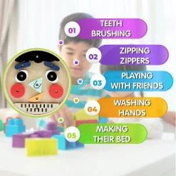 Leo & Friends Funny Faces Educational Wooden Puzzle for Toddlers -Puzzles Sales 2022 unnamed file 5525