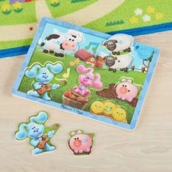 Blue's Clues & You! Melissa & Doug Blues Clues & You! Wooden Sound Puzzle - 6pc