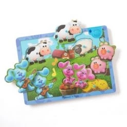Blue's Clues & You! Melissa & Doug Blues Clues & You! Wooden Sound Puzzle - 6pc -Puzzles Sales 2022 unnamed file 5534