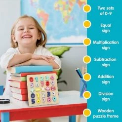 Leo & Friends Wooden Chunky Number Math Puzzle -Puzzles Sales 2022 unnamed file 5549