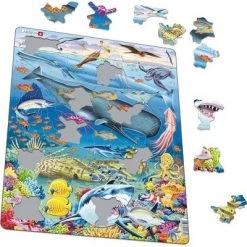 Springbok Larsen Whale Reef Children's Jigsaw Puzzle 66pc