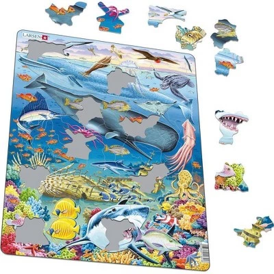 Springbok Larsen Whale Reef Children's Jigsaw Puzzle 66pc 1 Springbok Larsen Whale Reef Children's Jigsaw Puzzle 66pc
