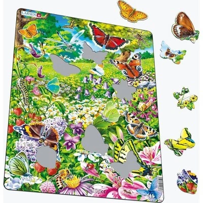 Springbok Larsen Butterflies Children's Jigsaw Puzzle 42pc 1 Springbok Larsen Butterflies Children's Jigsaw Puzzle 42pc