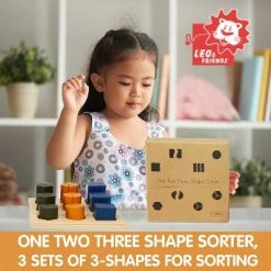 Leo & Friends One Two Three Shape Sorter